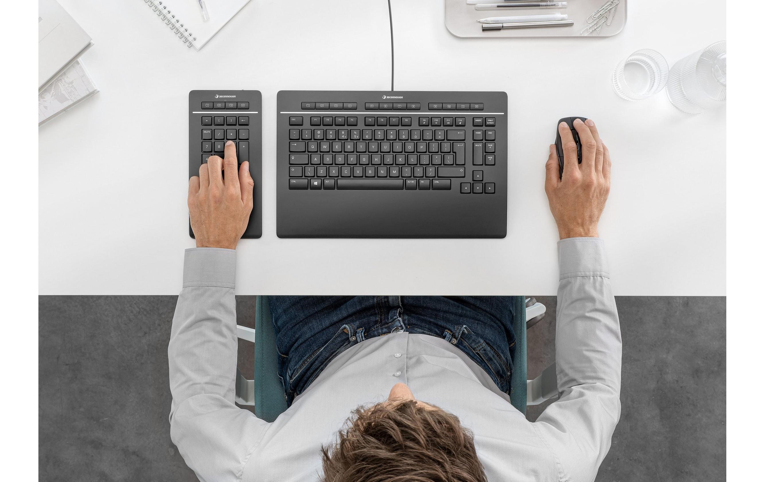 3Dconnexion Tastatur Keyboard Pro mit Numpad