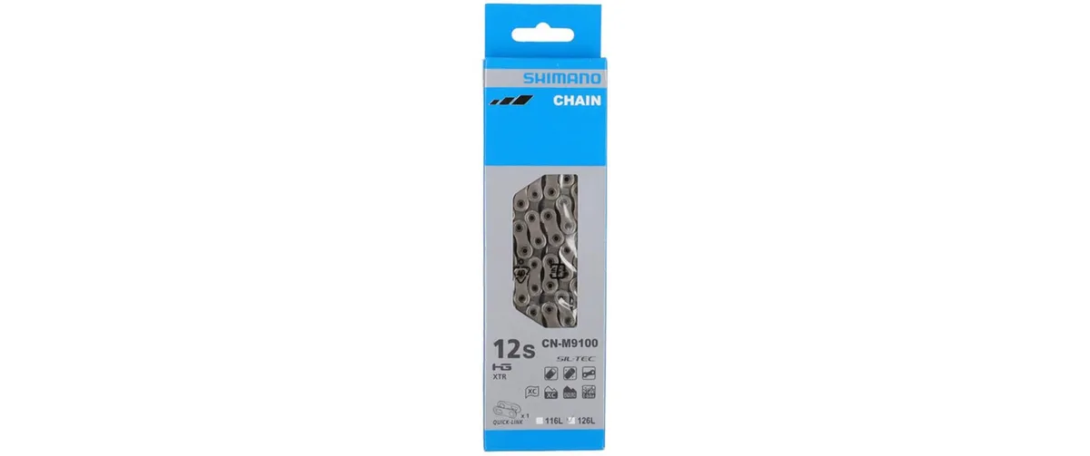 Shimano Velokette CN-M9100 12-Gang, 126 Glieder Quick-Link Shimano Velokette CN-M9100 12-Gang, 126 Glieder Quick-Link