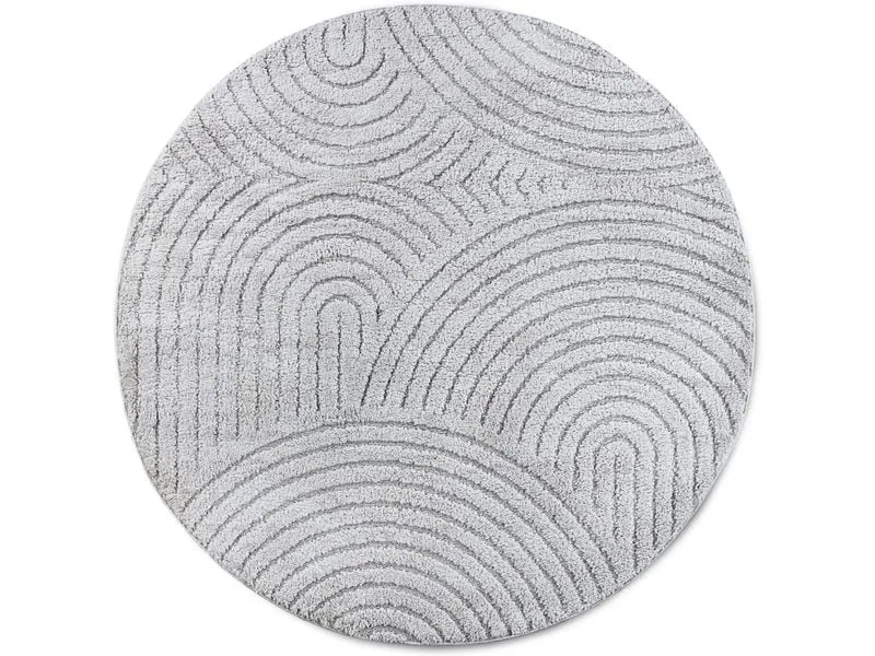 Elle Decoration Teppich Panglao Ø 160 cm, Light Grey Elle Decoration Teppich Panglao Ø 160 cm, Light Grey