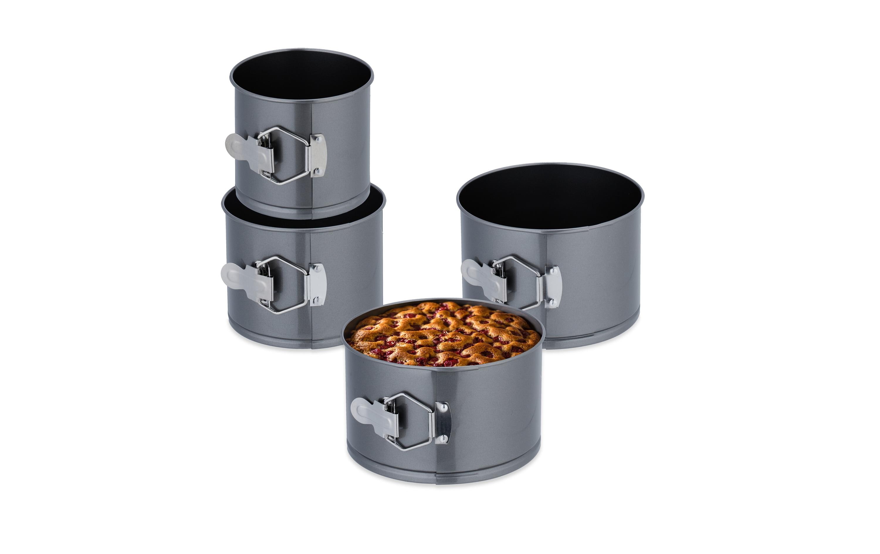 relaxdays Springform 12 cm/14 cm/16 cm/18 cm, Anthrazit