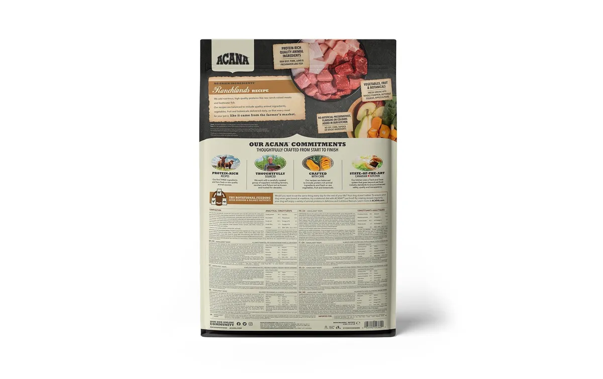 Acana Trockenfutter Regionals Ranchlands Recipe, 6 kg Acana Trockenfutter Regionals Ranchlands Recipe, 6 kg