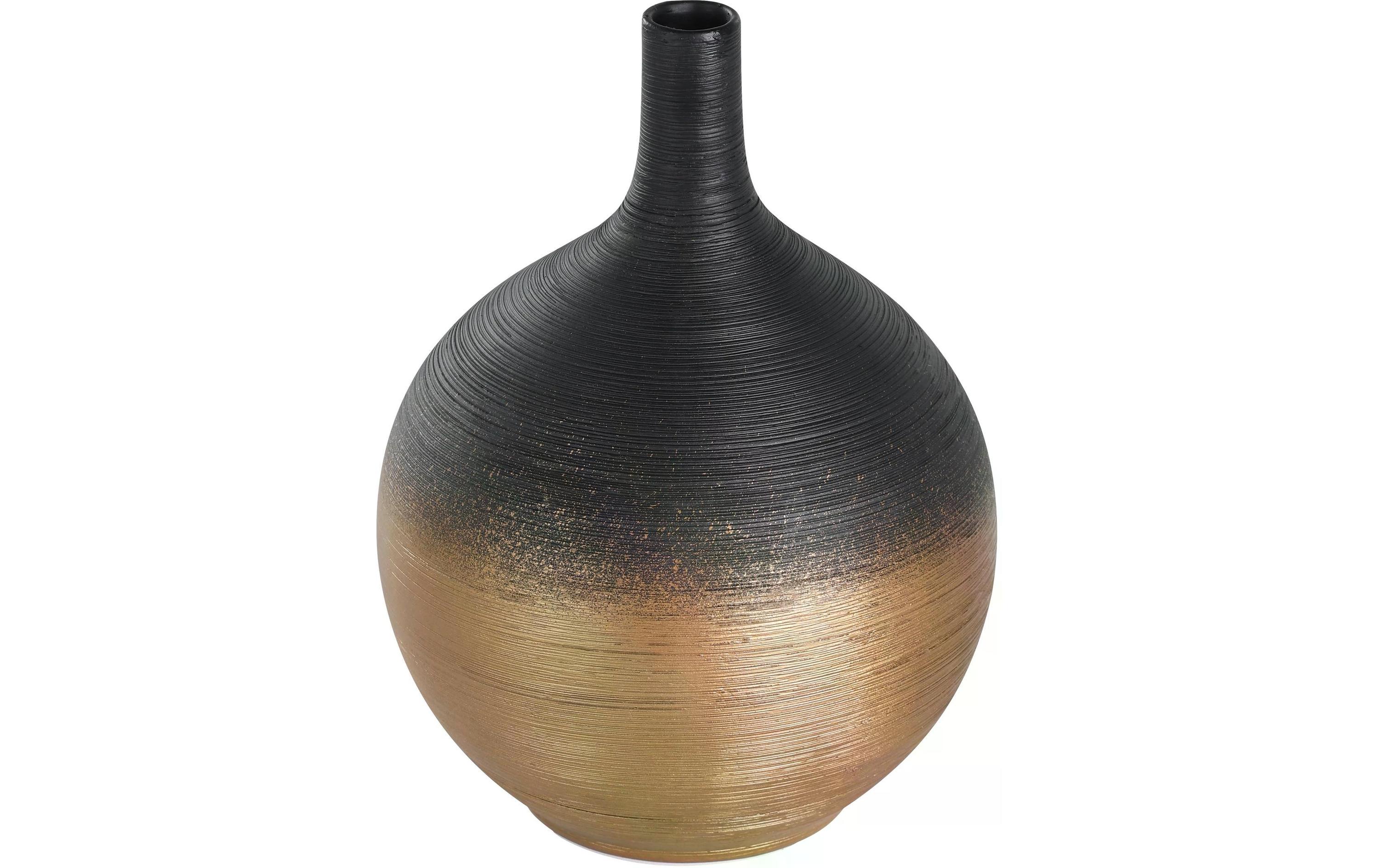 EGLO Vase Saryksu 22 cm, Gold/Schwarz
