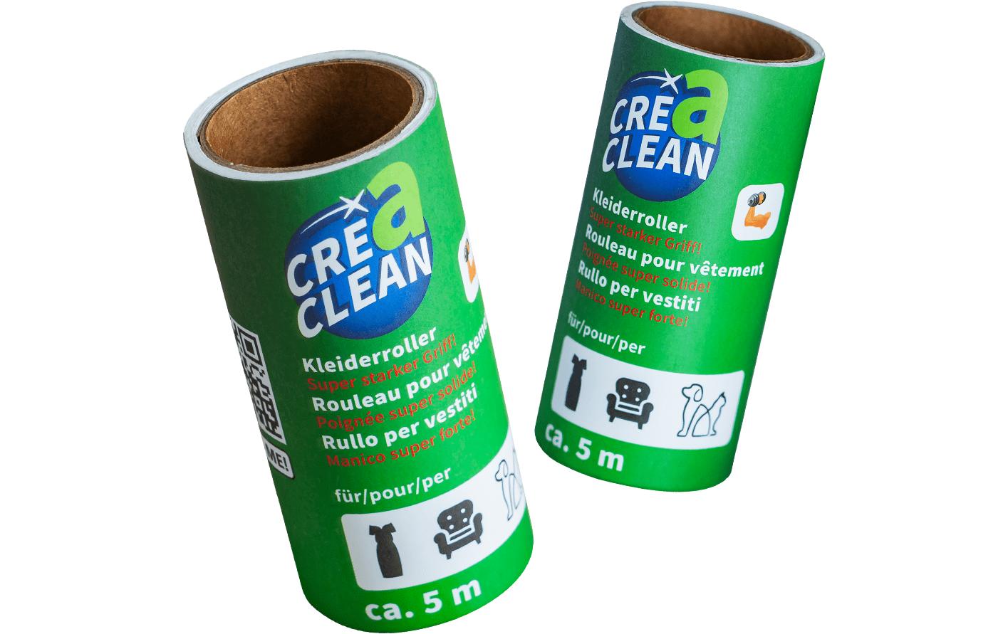 CreaClean Kleiderroller 1 Griff + 3 Ersatzrollen