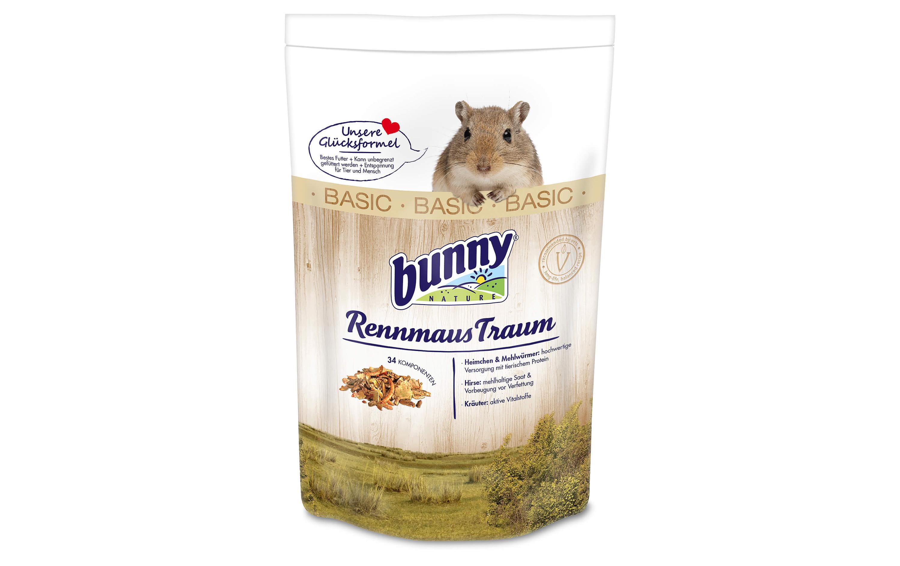 Bunny Nature Hauptfutter Rennmaus Traum Basic 600 g