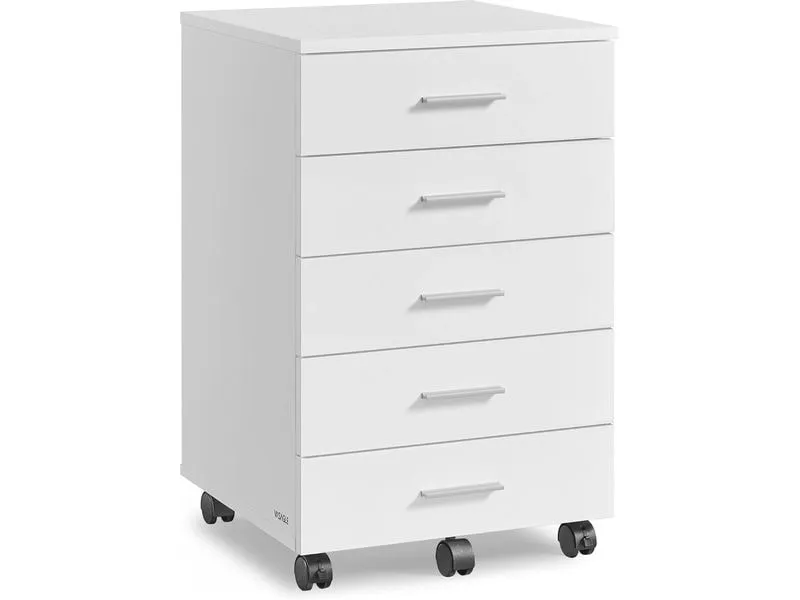 Songmics Multifunktionswagen 42 x 40 x 65.7 cm, Weiss Songmics Multifunktionswagen 42 x 40 x 65.7 cm, Weiss
