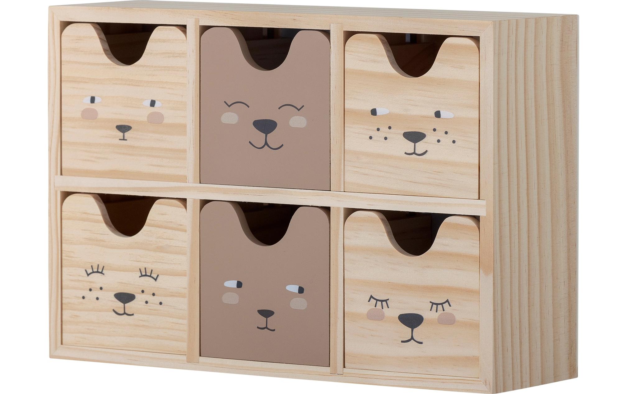 Bloomingville Setzkasten Calle 27 x 18 x 8 cm, Natur Bloomingville Setzkasten Calle 27 x 18 x 8 cm, Natur