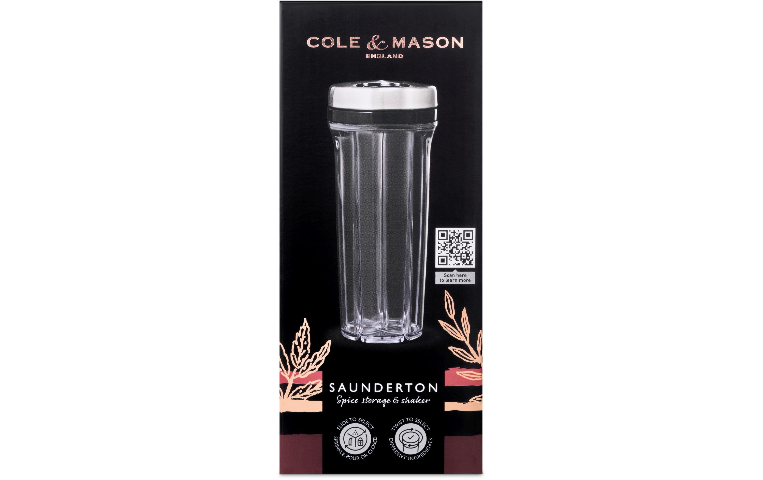 Cole&Mason Gewürzstreuer Saunderton Transparent