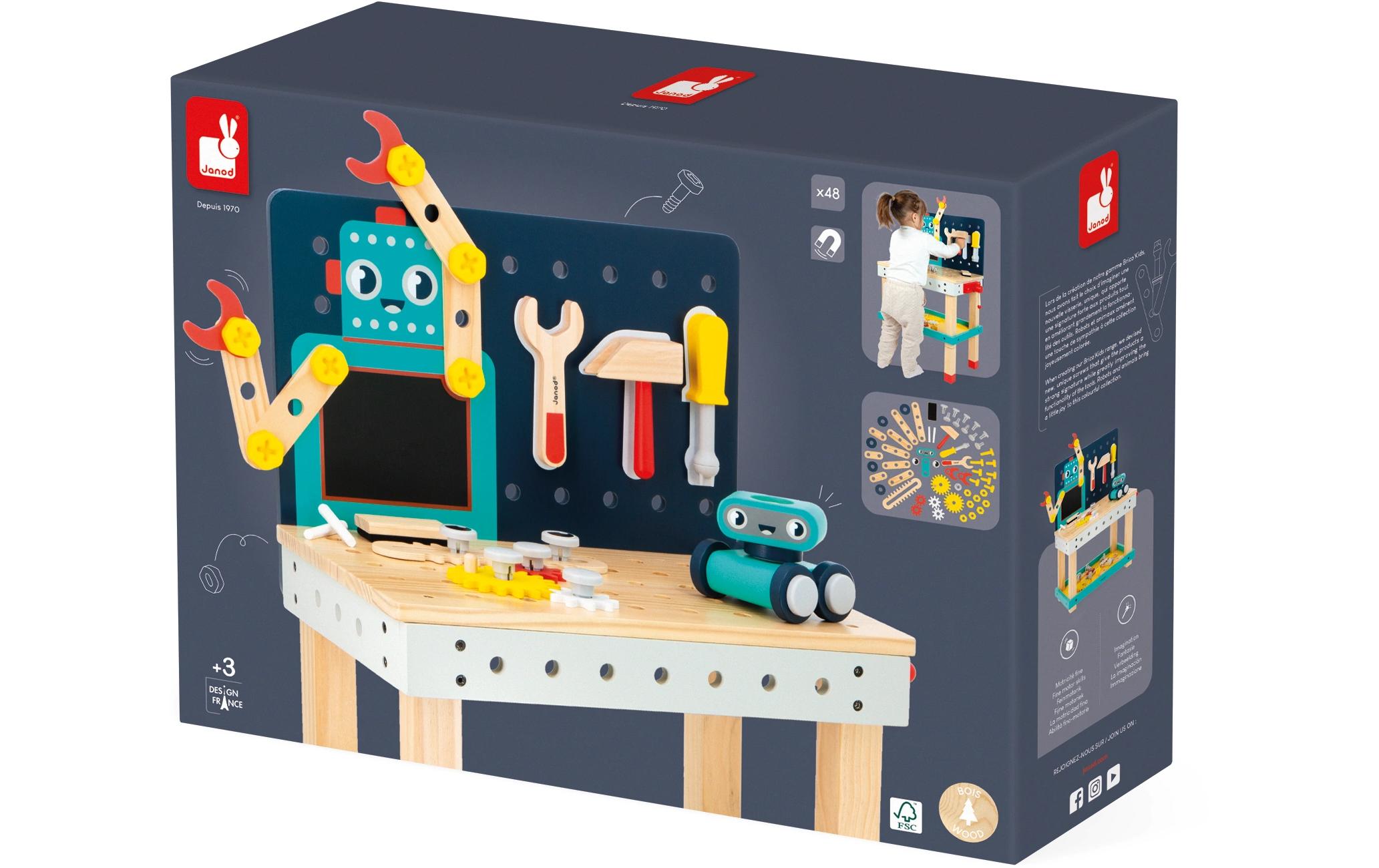 Janod Handwerker Werkbank Roboter