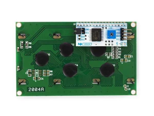 Whadda LCD Display I2C Modul 20x4, Blau