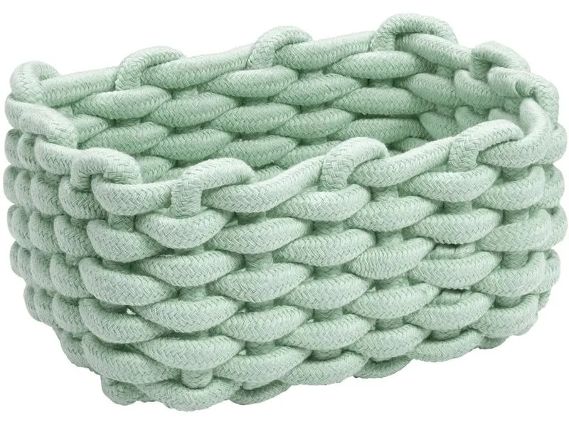 diaqua® Aufbewahrungskorb Cord mint Mint