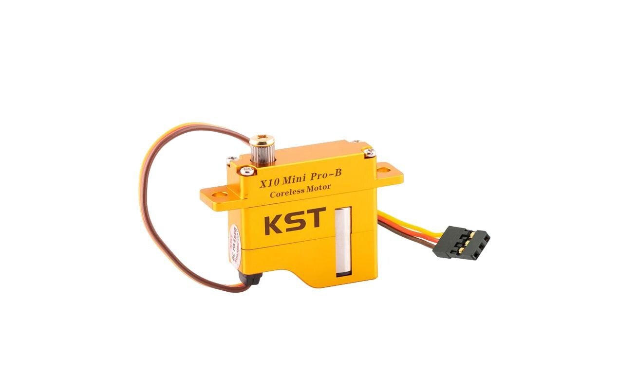 KST Flächenservo X10 Mini Pro-B V8.0 8 kg, 0.08 s, Digital HV KST Flächenservo X10 Mini Pro-B V8.0 8 kg, 0.08 s, Digital HV