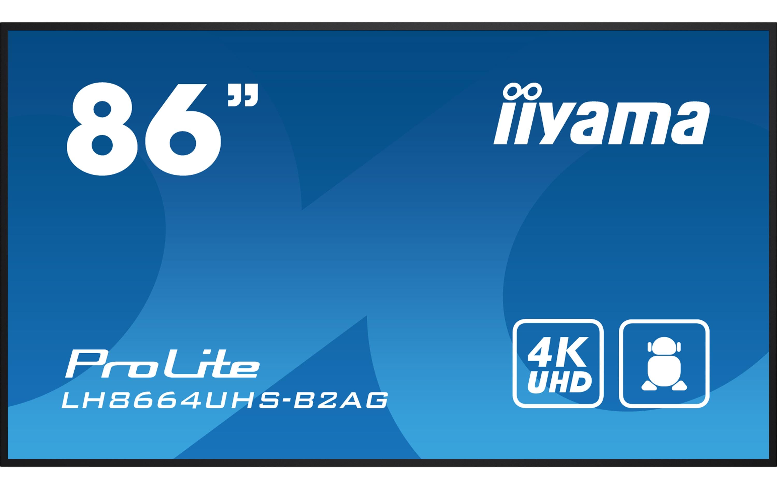 iiyama Public Display ProLite LH8664UHS-B2AG 86