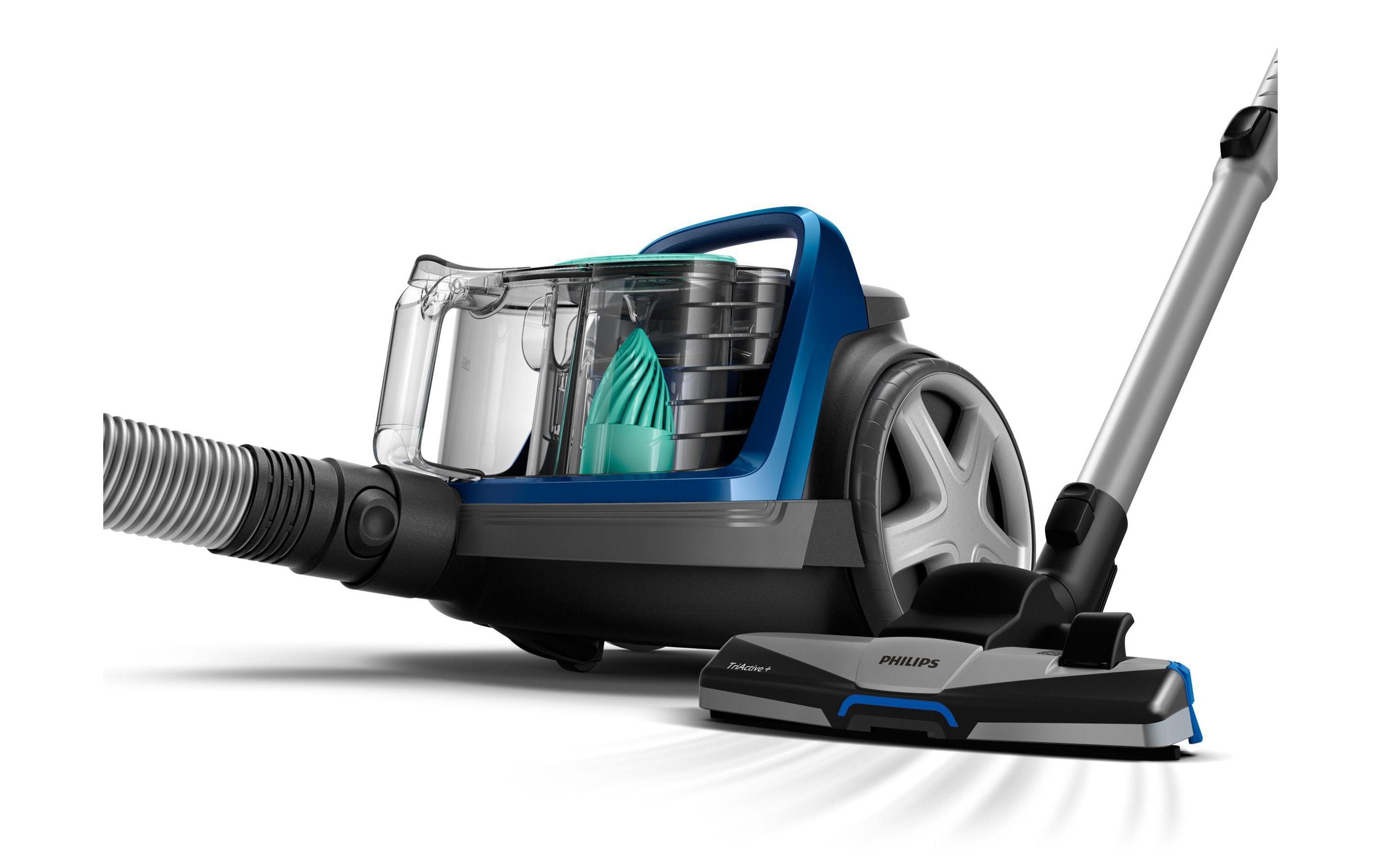 Philips Bodenstaubsauger PowerPro Active Blau