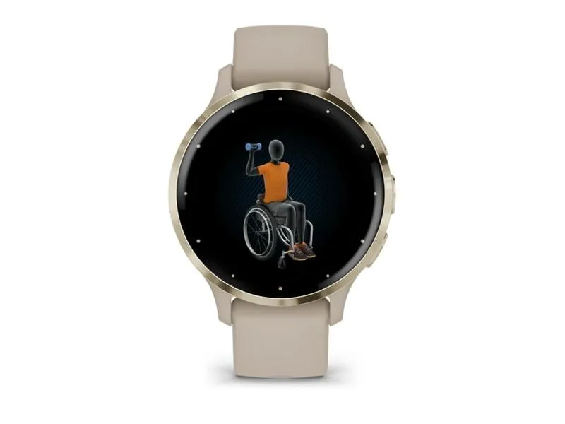GARMIN Sportuhr Venu 3S French Gray / Softgold GARMIN Sportuhr Venu 3S French Gray / Softgold