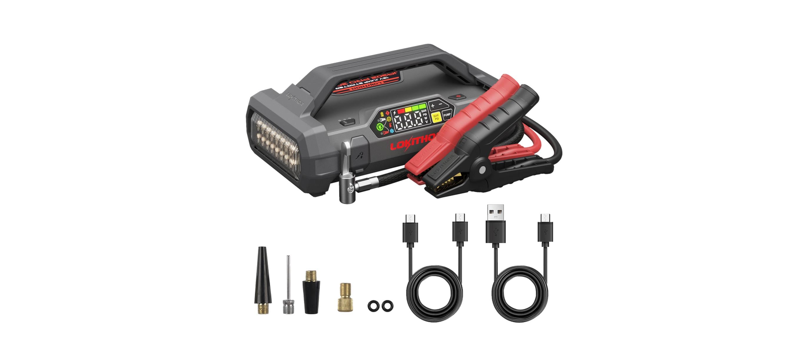 Lokithor Starterbatterie LiPo 12 V 3000A 76.59 Wh