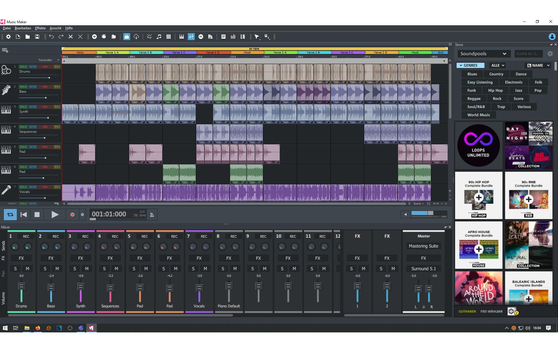 Magix Magix Music Maker Plus Ed. 2022 Box, Vollversion, WIN, D/F/I