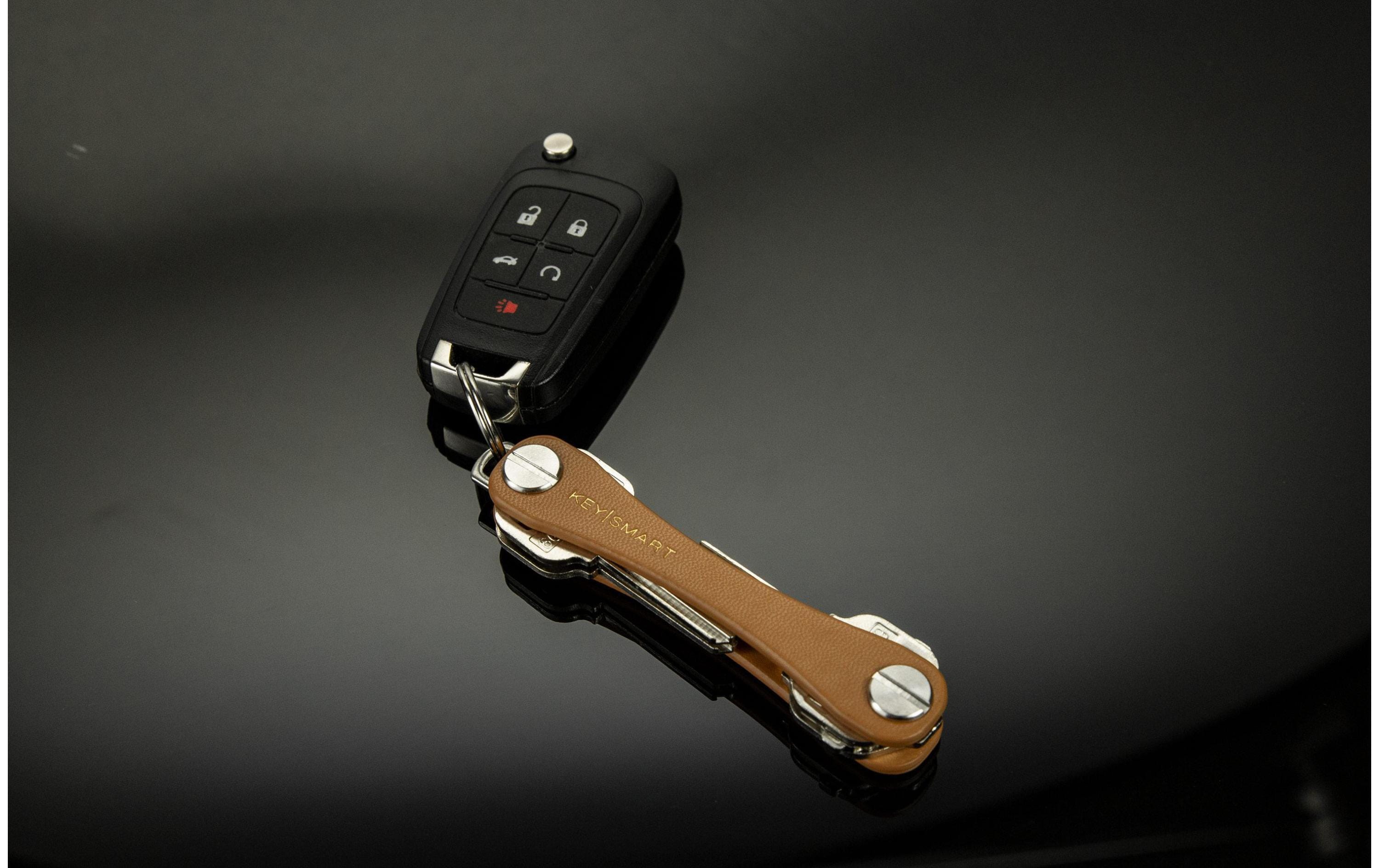 Keysmart Schlüsselhalter Leder Braun