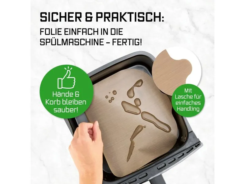 EASYmaxx Dauerbackfolie quadratisch 2 Stück EASYmaxx Dauerbackfolie quadratisch 2 Stück