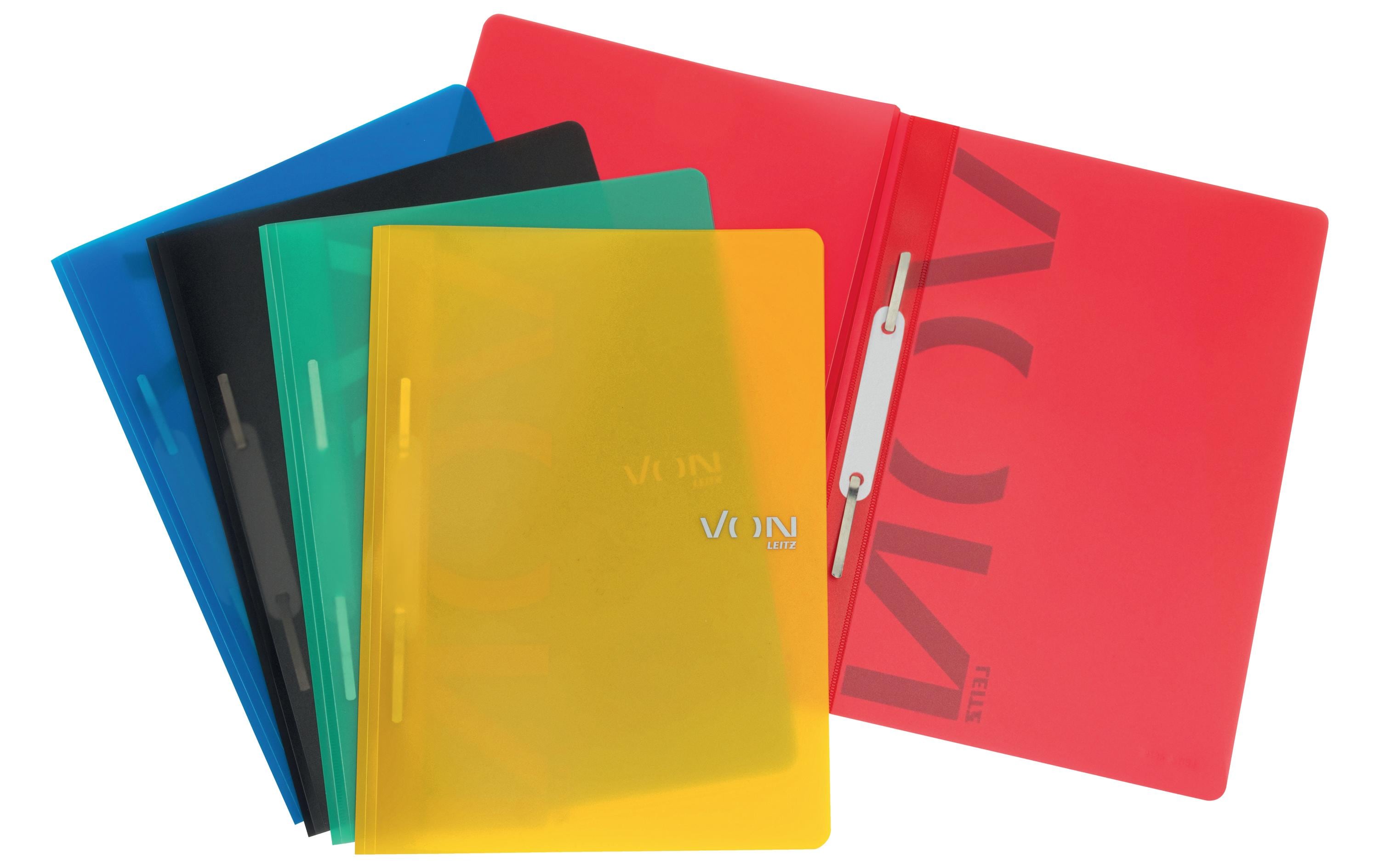 VON Schnellhefter A4, 5 Stück, Mehrfarbig