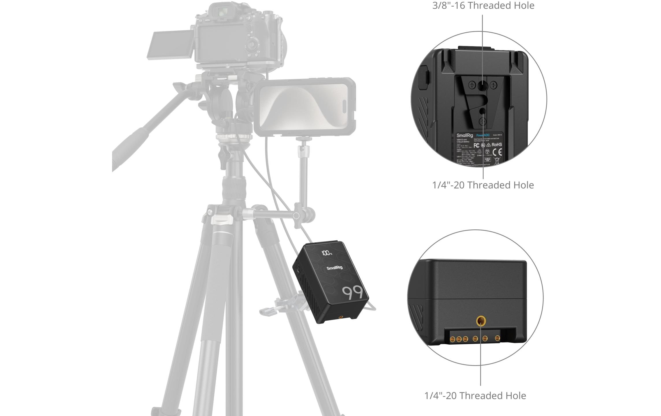 Smallrig Videokamera-Akku VB99 SE Mini