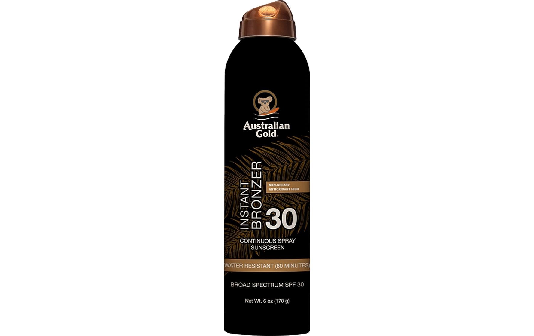 Australian Gold Sonnenspray LSF 30 Continuous Bronzer 177 ml