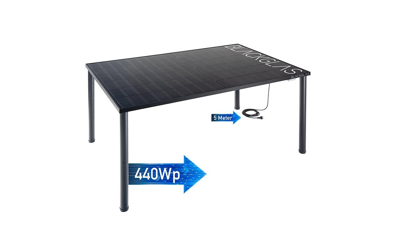 BLACKGLAS Solartisch ECOfix 440 Wp