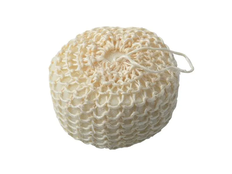 MSV Badeschwamm aus Sisal 5 x 10 cm, Weiss MSV Badeschwamm aus Sisal 5 x 10 cm, Weiss