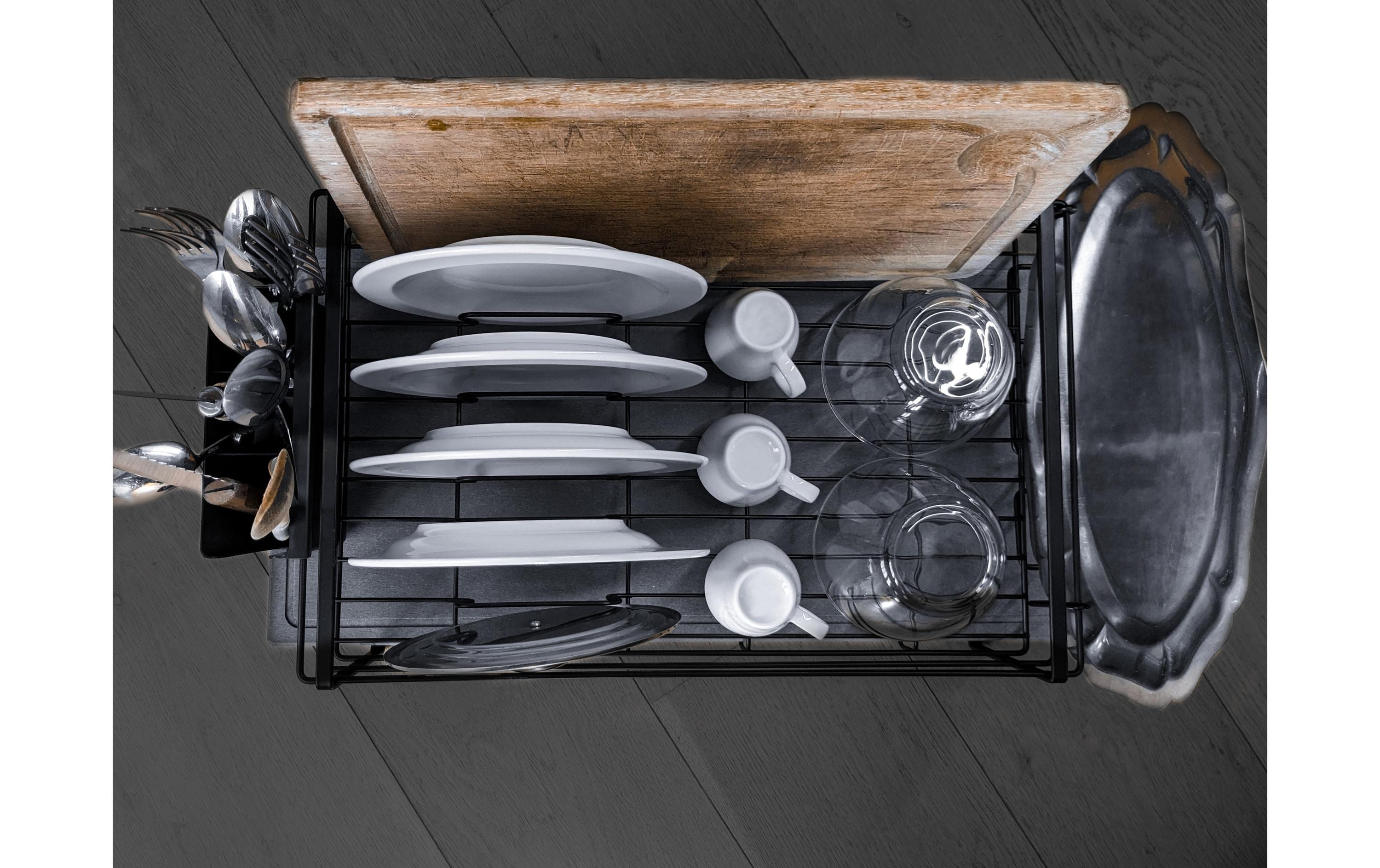 Moonstone Abtropfgestell Framma Dunkelgrau/Schwarz