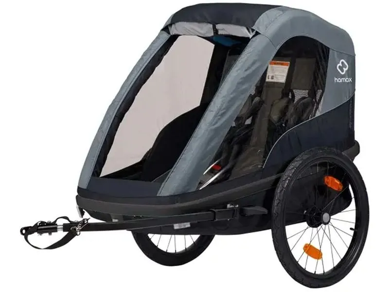 Hamax Veloanhänger Avenida Twin Blau