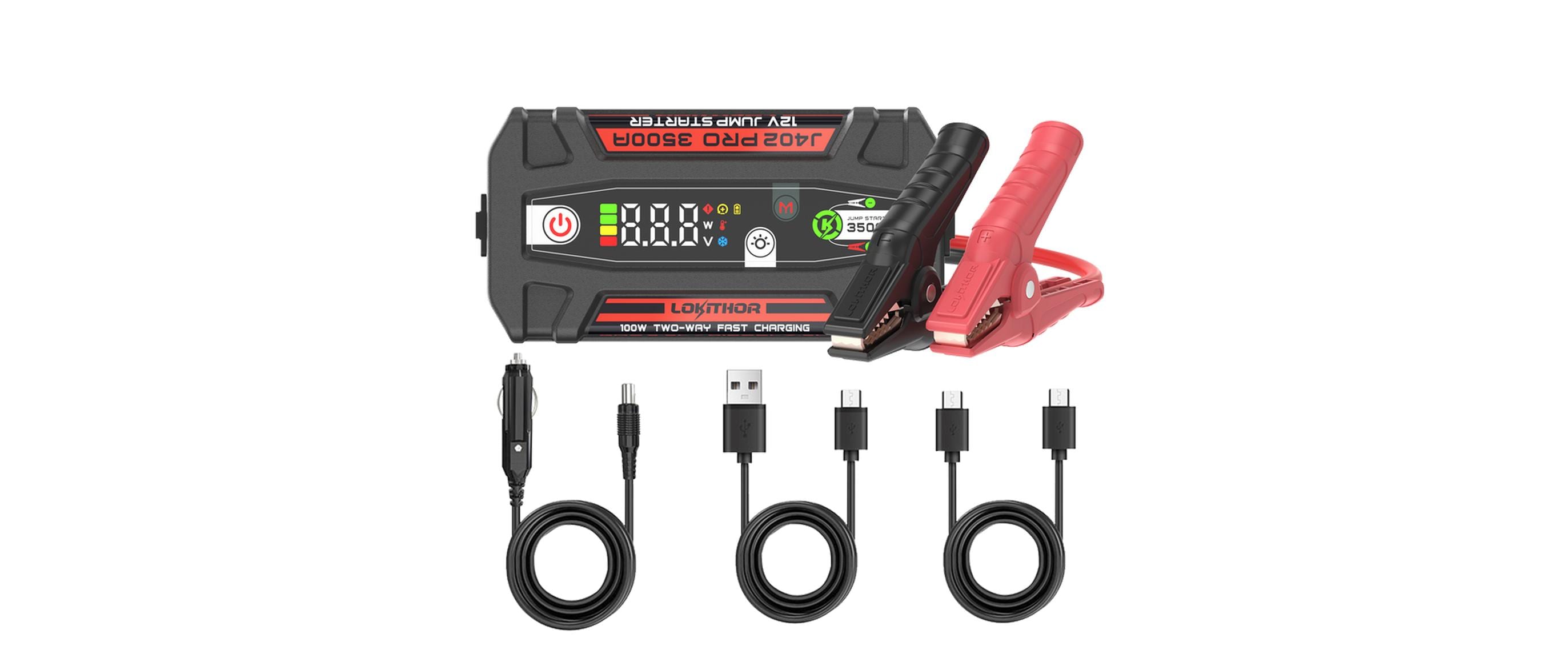 Lokithor Starterbatterie LiPO 12 V 88.8 Wh