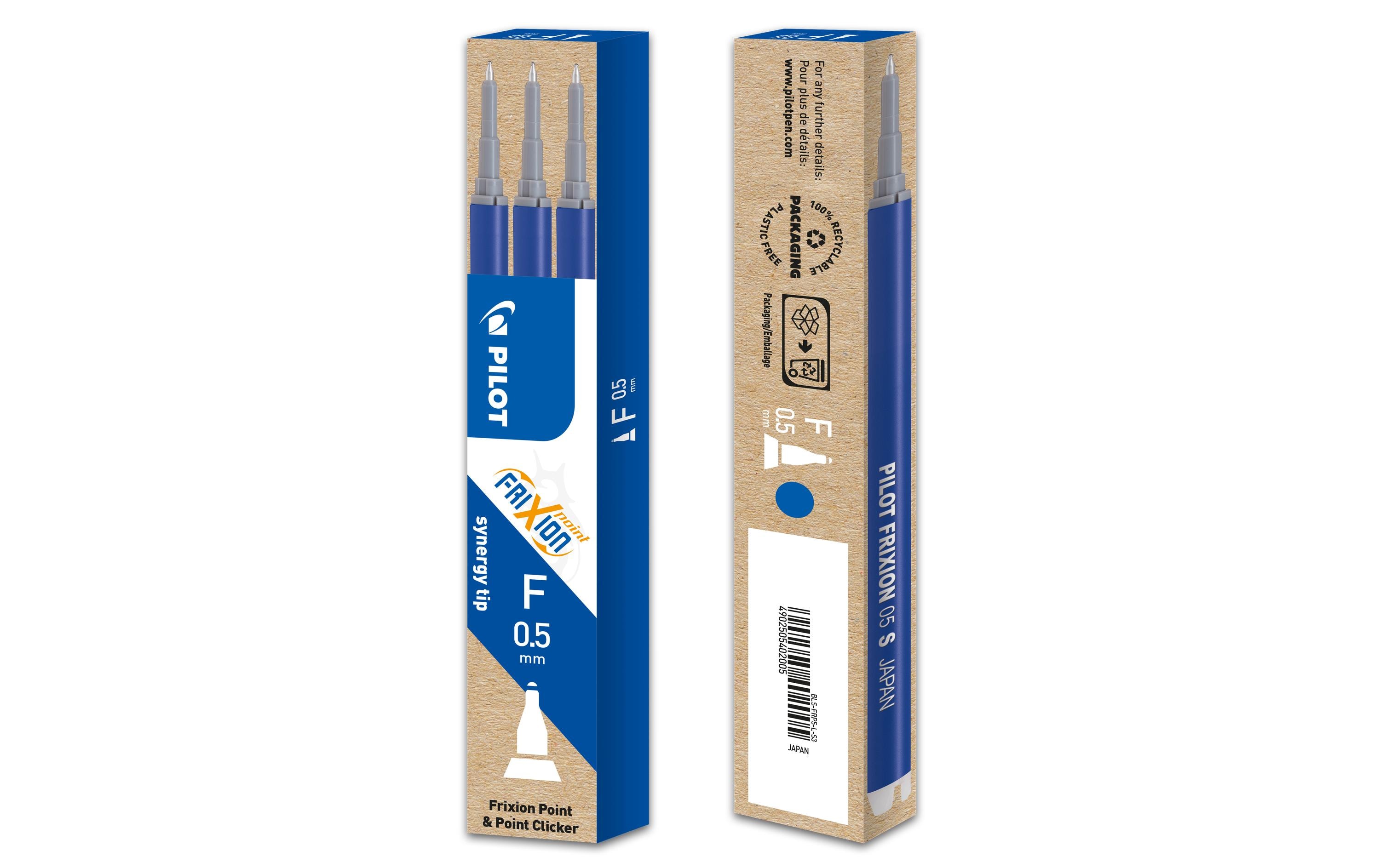 Pilot Patrone FriXion Refill 3 Stück 0.5 mm, Blau