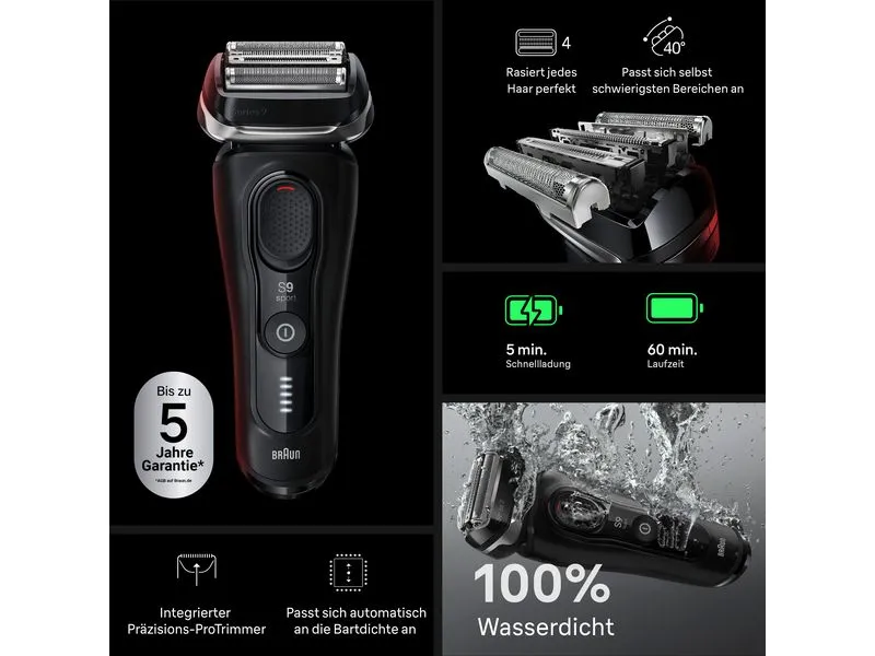Braun Herrenrasierer Series 9 Sport Braun Herrenrasierer Series 9 Sport