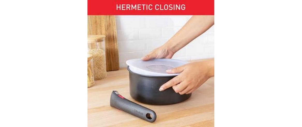 Tefal Kunststoffdeckel-Set Ingenio 3-teilig 16 cm/18 cm/20 cm