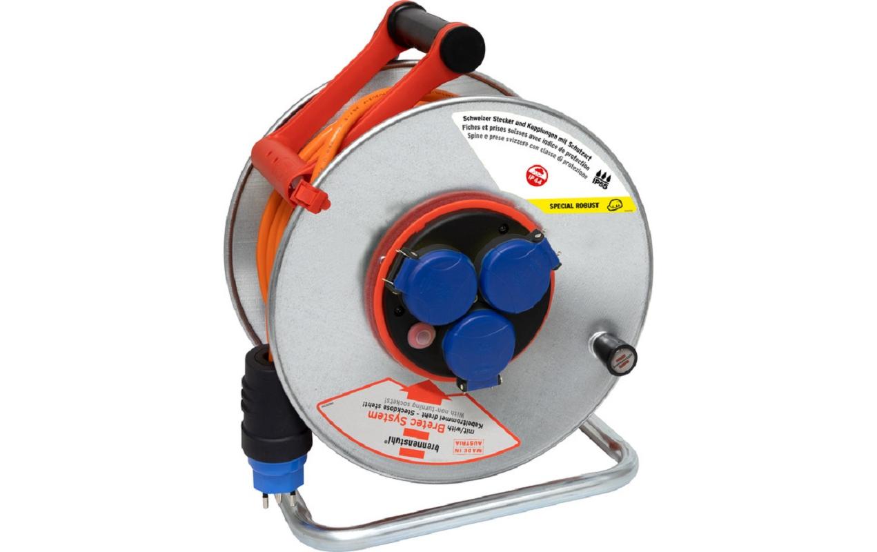 Brennenstuhl Baustellen-Kabelrolle Garant SK Bretec 290 50 m 3x T13 Brennenstuhl Baustellen-Kabelrolle Garant SK Bretec 290 50 m 3x T13