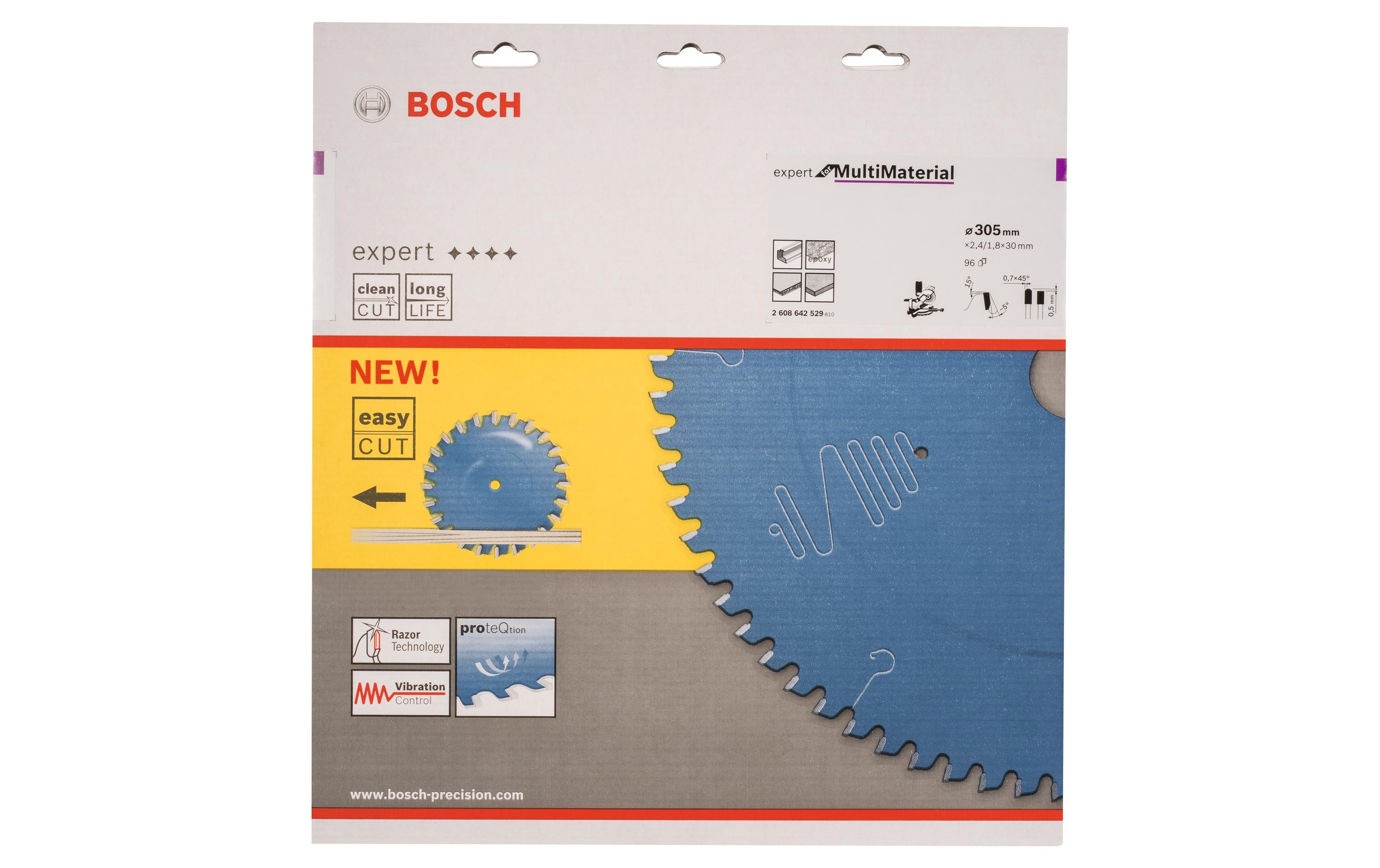 Bosch Professional Kreissägeblatt Expert Multi Material 305 x 30 x 2.4 mm, Z96 Bosch Professional Kreissägeblatt Expert Multi Material 305 x 30 x 2.4 mm, Z96