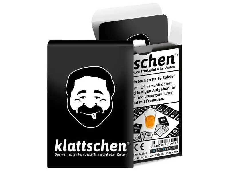 Denkriesen Partyspiel klattschen – Trinkspiel Denkriesen Partyspiel klattschen – Trinkspiel