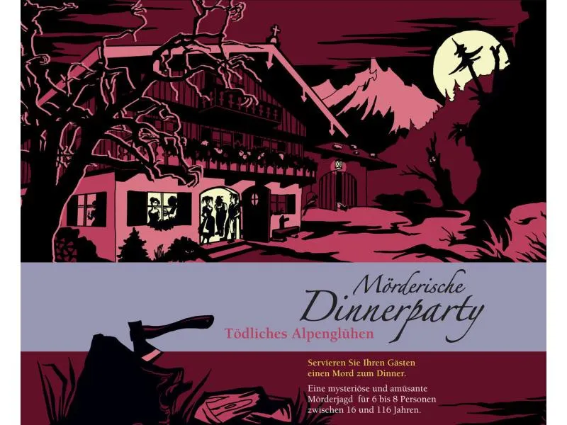 Blaubart Verlag Partyspiel Mörderische Dinnerparty: Tödliches Alpenglühen