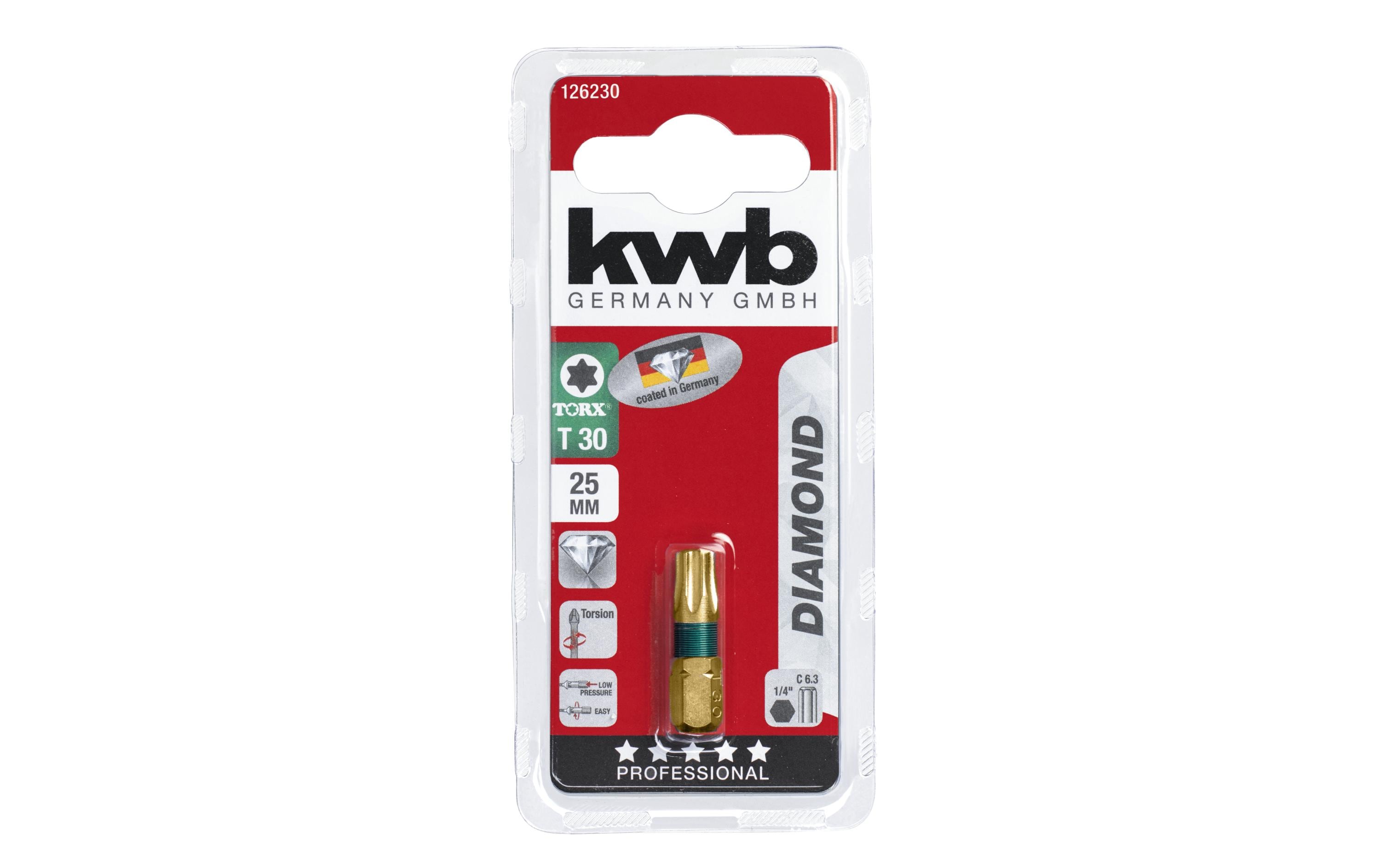kwb Bit Diamond T30 1-teilig kwb Bit Diamond T30 1-teilig