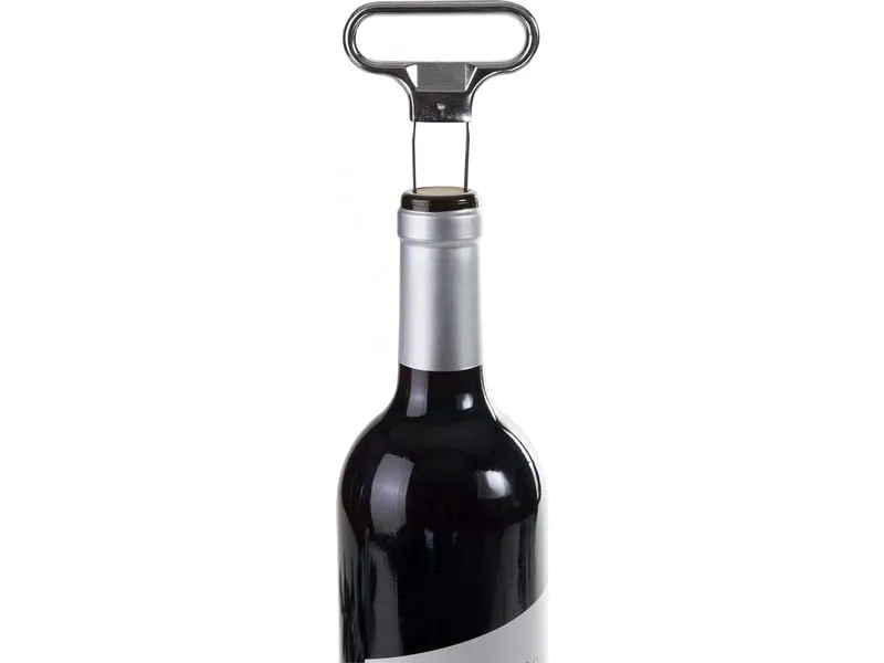 Ibili Kellnerkorkenzieher schwarz Barware 11 cm Silber
