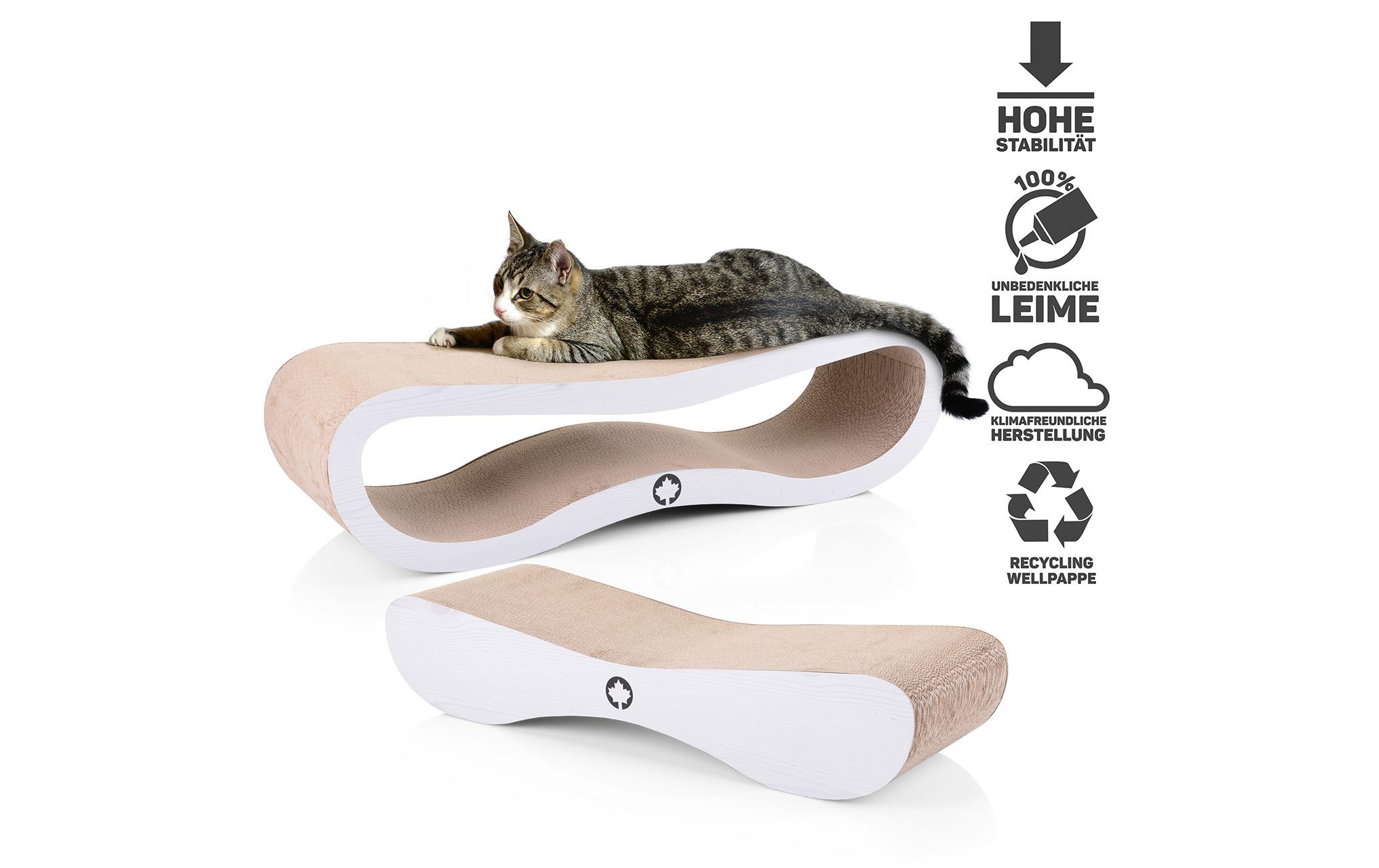 CanadianCat Kratzmöbel Set Orbit & Satellite Hellgrau