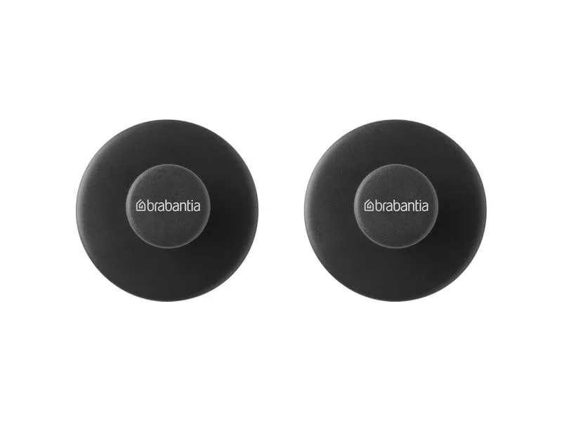 Brabantia Handtuchhalter ReNew 2 Stück, Dunkelgrau Brabantia Handtuchhalter ReNew 2 Stück, Dunkelgrau