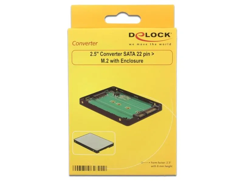 Delock 2.5-Adapterplatine für M.2-Modul Delock 2.5-Adapterplatine für M.2-Modul