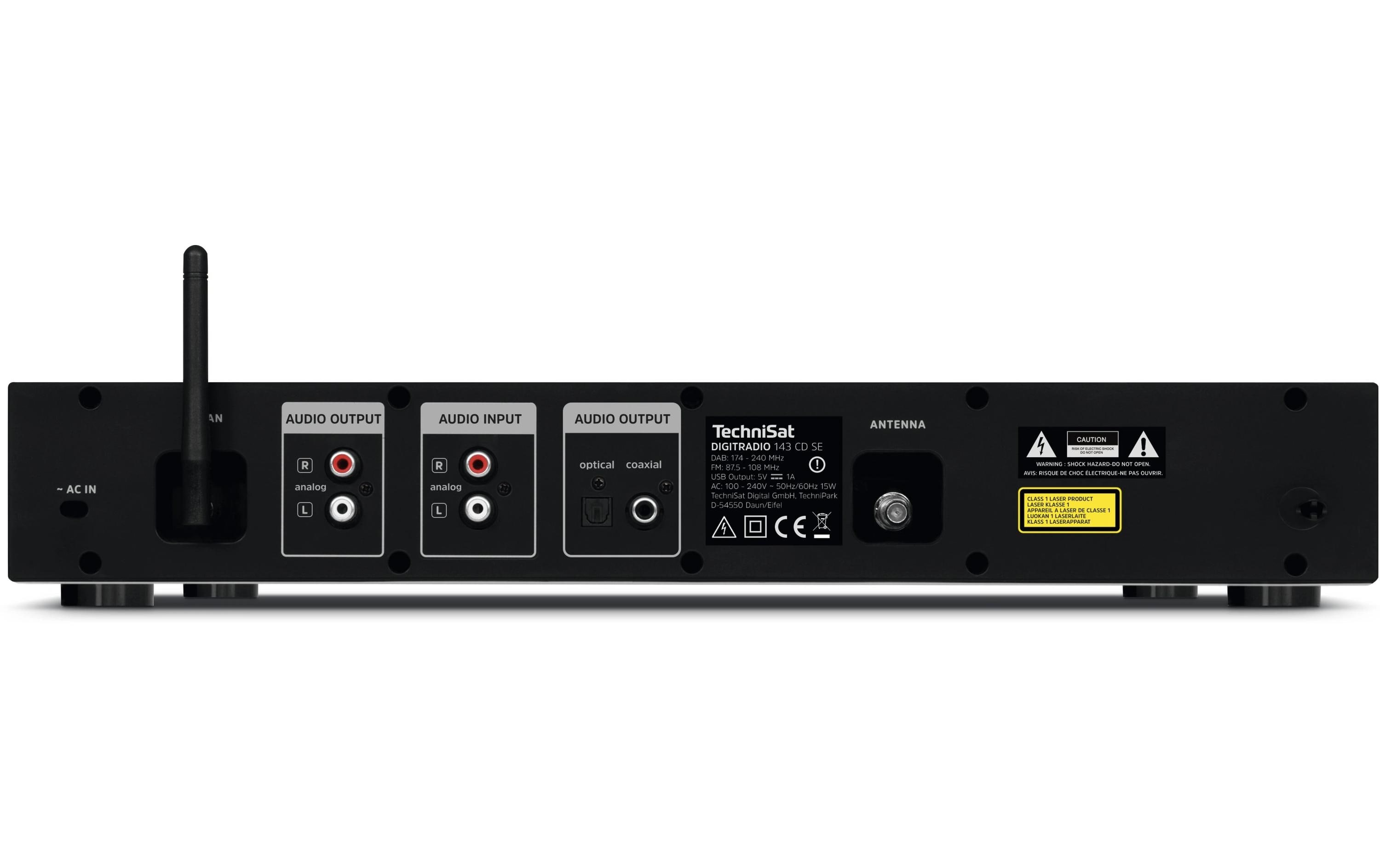 Technisat Radio-Tuner DigitRadio 143 CD V3 Schwarz