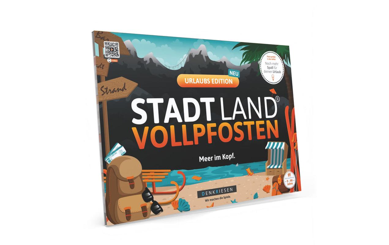 Denkriesen Stadt Land Vollpfosten A4 Block Urlaubs Edition -DE-