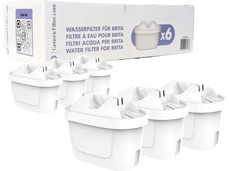 GenericFilter Wasserfilterkartuschen für Brita Maxtra+ 6 Stück GenericFilter Wasserfilterkartuschen für Brita Maxtra+ 6 Stück