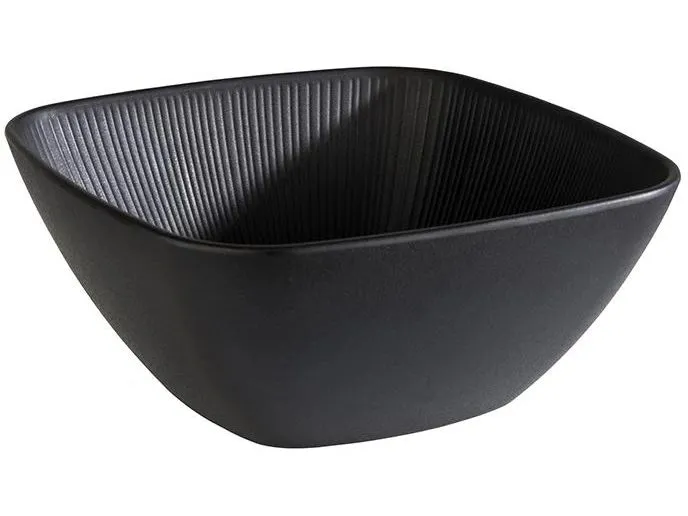 APS Schale Nero Schale 25 x 25 cm H11 cm Melamin schwarz Schwarz APS Schale Nero Schale 25 x 25 cm H11 cm Melamin schwarz Schwarz