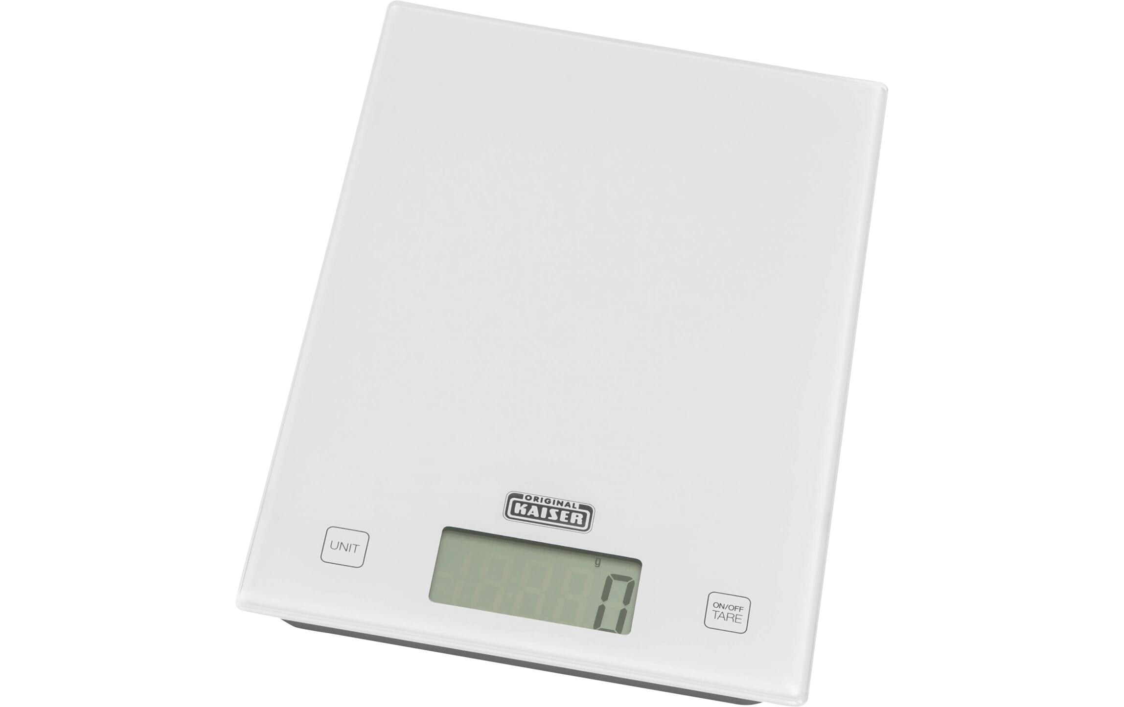 Kaiser Digitale Back-Küchenwaage, Weiss