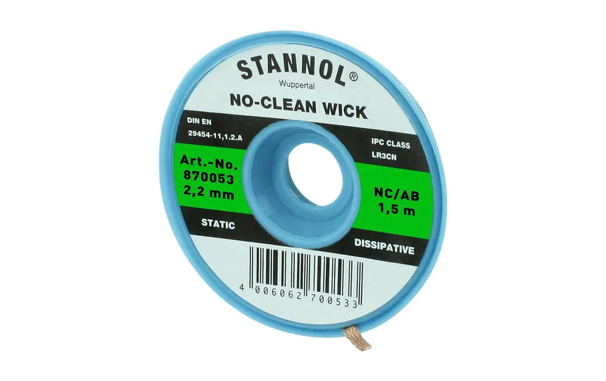Stannol Entlötlitze NC-AB Entlötlitze 2.2 mm x 1.5m halogenfrei