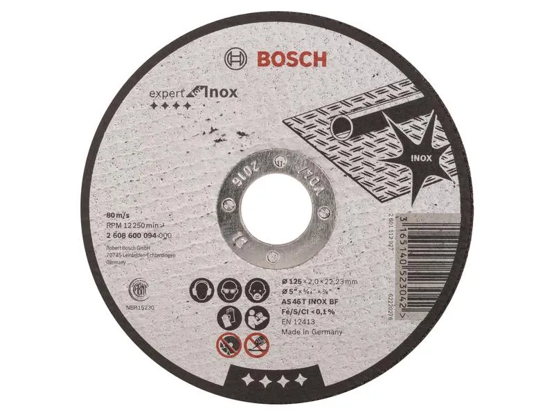 Bosch Professional Trennscheibe gerade Expert for Inox, 125 x 2 mm