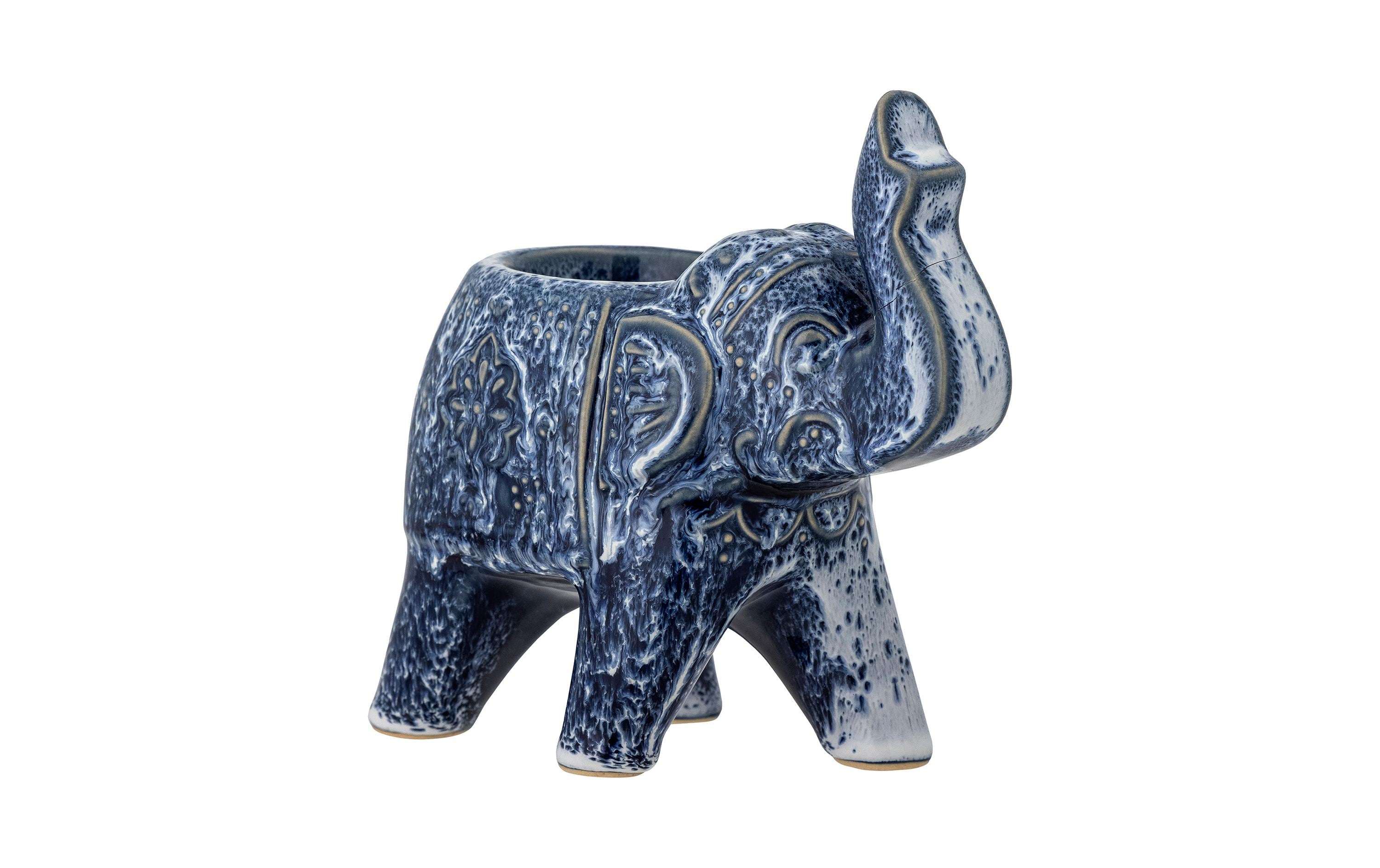 Bloomingville Windlicht Oliphant 8 cm, Steingut